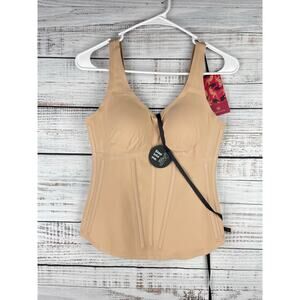 Honey Love Boldness Tank NEW Sculpting Medium Shapewear Contouring Beige